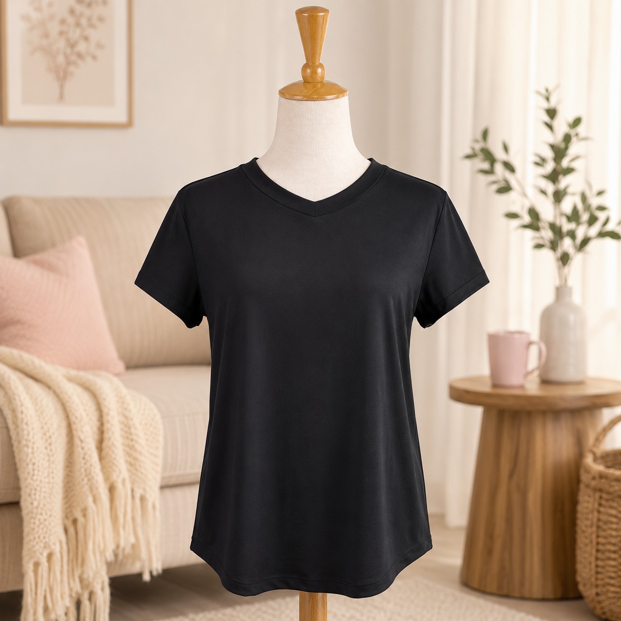Black Lounge Shirt